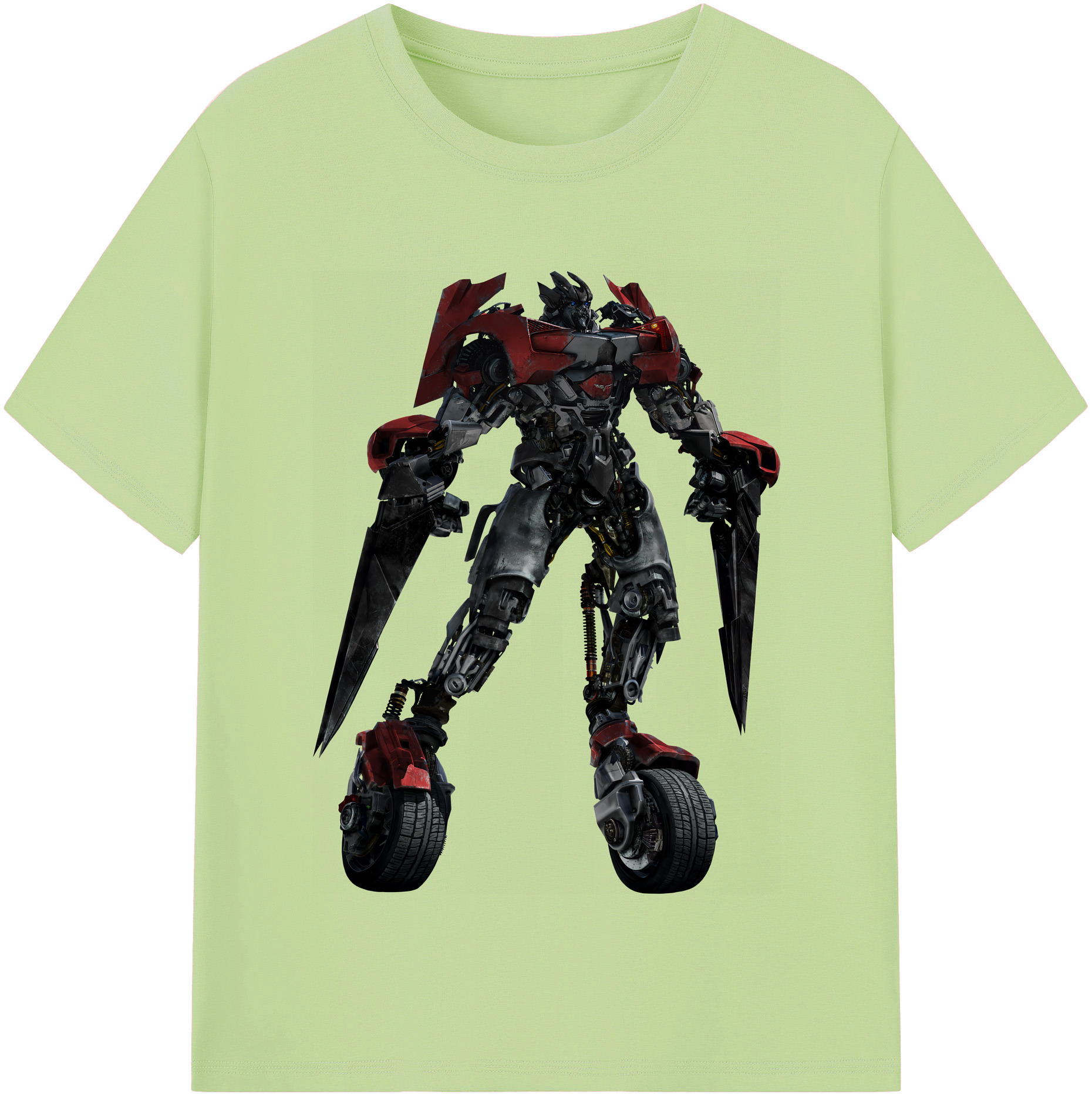 （画像用） Transformers トランスフォーマー 綿100％半袖Tシャツ（フロントプリント）
